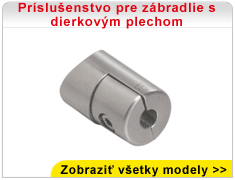 Príslušenstvo pre zábradlie s dierkovým plechom