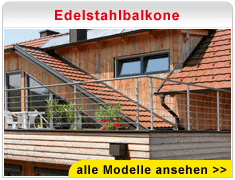 Edelstahlbalkone