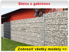 Stenu z gabiónov