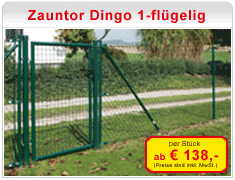 Zauntor Dingo 1-flügelig