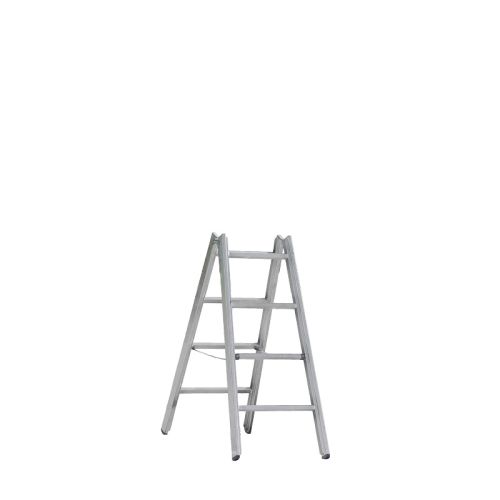 Hliníkový stojací rebrík Mod. 000 - Počet priečok: 2 x 4, Dĺžka ca. m: 1,22