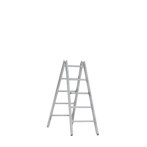 Hliníkový stojací rebrík Mod. 000 - Počet priečok: 2 x 5, Dĺžka ca. m: 1,50