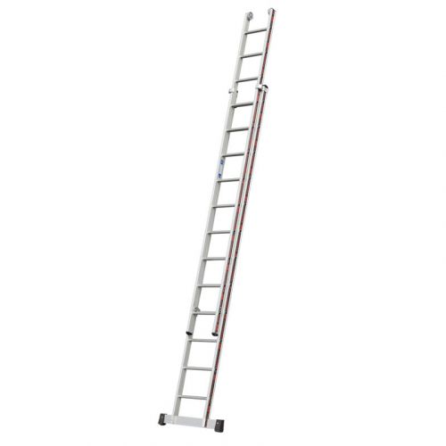 Euro-Profi Výsuvný rebrík 2-dielny Mod. S302 - Počet priečok: 2 x 12,  Dĺžka min. ca. m: 3,55,  Dĺžka max. ca. m: 6,05,  max. pracovná výška: 7,05