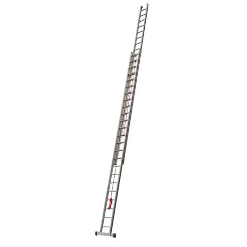 Euro-Profi Výsuvný rebrík s lanom 2-dielny Mod. S312 - Počet priečok: 2 x 24, Dĺžka min. ca. m: 6,90, Dĺžka max. ca. m: 12,50, max. pracovná výška: 13,65