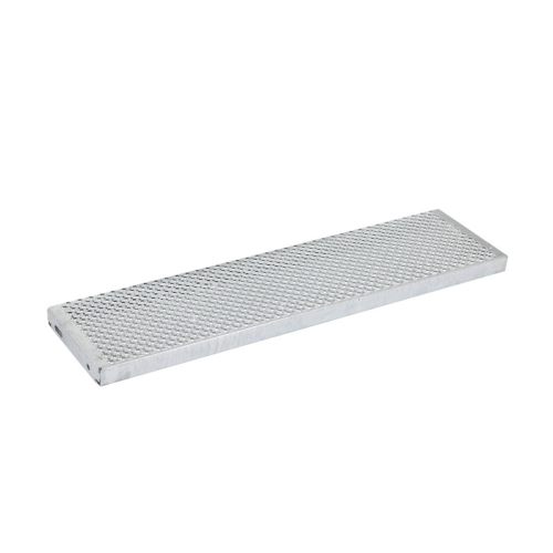 Schody z dierového plechu protišmykové, pozinkované ohňom - Dĺžka mm: 1100, Šírka mm: 210, Nosné prúty mm: 57, Hmotnosť kg/ks: 7,1