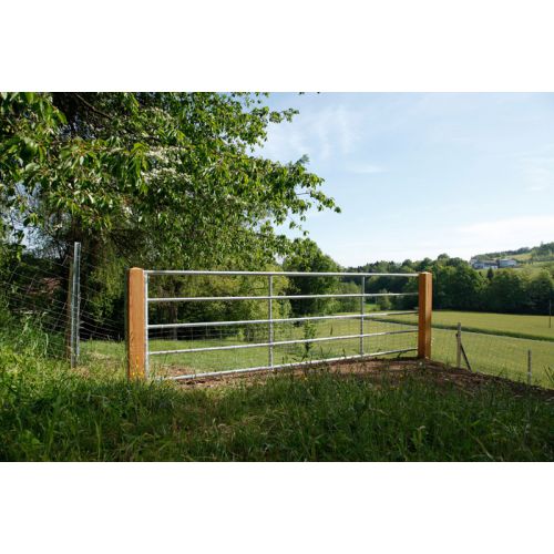plotové brány pre pastviny, výška 1,1m - dĺžka min. - max.: 4,0 - 5,0 m, hmotnosť v kg: 54