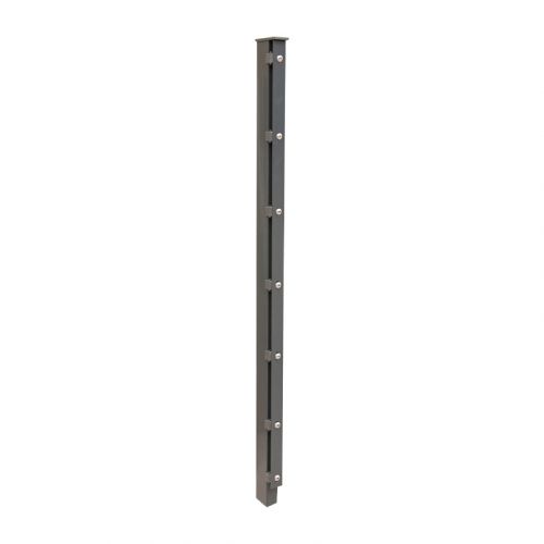 Stĺp David A - pozinkované a. vrstva: antracitový, pre výšku plotu v cm: 143,  dĺžka v cm: 200, upevňov acie body: 8