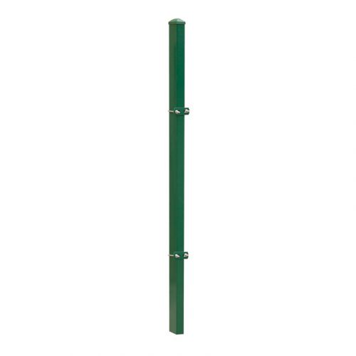 plotový stĺpik model U - pozinkované a. vrstva: Zelený, pre výšku plotu v cm: 43,  dĺžka v cm: 45, upevňov acie body: 2