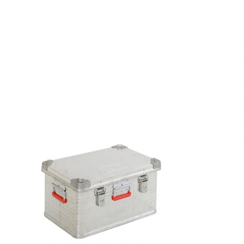 Hliníkový prepravný box Priemyselné prevedenie - Vonkajšie rozmery Dĺžka x šírka x Výška (mm):432x335x267, Vnútorné rozmery  Dĺžka x šírka x Výška (mm): 400x300x245, Objem l: 29