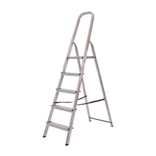 Rebrík pre domácnosť s podperným madlom Mod. KH - Počet priečok:5,  Výška platformy: 0,99,  Rozmer profilov: 40 x 20