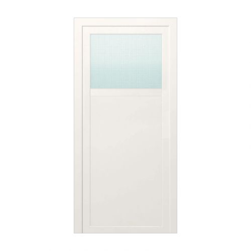 Plastové dvere / Vchodové dvere mod. STANDARD 1 980 x 1980 mm (šírka x výška), Doraz: vo vnútri vpravo - DIN pravé 