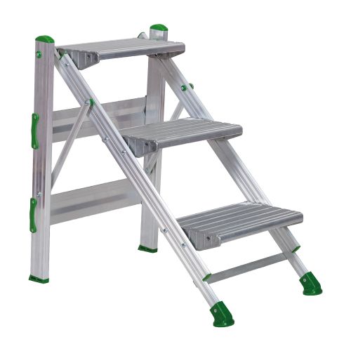 Profesionálne skladacie schodíky EasyStep - počet schodíkov: 3, výška platformy: 75 cm