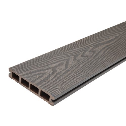 Terasové dosky WPC - Dĺžka: 2900 mm, Prierez: 140 x 25 mm, Farba: Drevená optika tmavá
