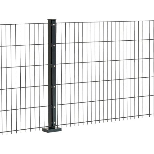 Plotové panely David 6/5/6 mm, dĺžka elementu 251 cm - pozinkované a. vrstva: antracitová vrstva, výška cm: 243, dĺžka cm: 251, hmotnosť ca. kg: 31,50