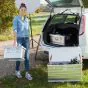 Hliníkový prepravný box Priemyselné prevedenie - Vonkajšie rozmery Dĺžka x šírka x Výška (mm):1182x385x412, Vnútorné rozmery  Dĺžka x šírka x Výška (mm): 1144x350x380, Objem l: 163