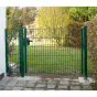 Mriežkové brány 1-krídlové, šírka priechodu 137 cm - pozinkované a. vrstva: zelena, výška cm: 123,  šírka v cm: 137
