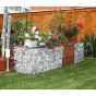 Gabiona 4,5 mm hrúbka drôtu - očká v mm: 100 x 100, rozmery v mm  Dĺžka x Šírka x Výška: 3000 x 500 x 500