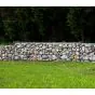 Gabiona 4,5 mm hrúbka drôtu - očká v mm: 83 x 100, rozmery v mm  Dĺžka x Šírka x Výška: 2000 x 1000 x 250