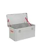 Hliníkový prepravný box Priemyselné prevedenie - Vonkajšie rozmery Dĺžka x šírka x Výška (mm):785x385x379, Vnútorné rozmery  Dĺžka x šírka x Výška (mm): 750x350x350, Objem l: 91