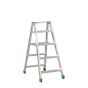 Hliníkový stojací rebrík so širokým nášlapom Light Star - počet schodíkov: 5