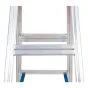 Hliníkový stojací rebrík pre maliarov Mod. M - počet priečok: 2 x 9, dĺžka v m: 2,95, hmotnosť v kg: 12.3