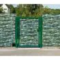 Rúrová krídlova brána Vario 1 krídlová - Meno: Brána zelená, výška v cm: 83, šírka v cm: 112, prechodná šírka: 100