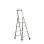 Euro-Profi Stojací rebrík s hliníkovými schodíkmi Mod. S32577 - Počet stupňov: 4, Dĺžka (m): 1,65, Výška platformy (m): 0,95, Spodná šírka (m): 0,49