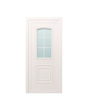 Plastové dvere / Vchodové dvere  Mod. Classic 2 - 1000 x 2100 mm (šírka x výška), Doraz: vo vnútri vpravo - DIN pravé