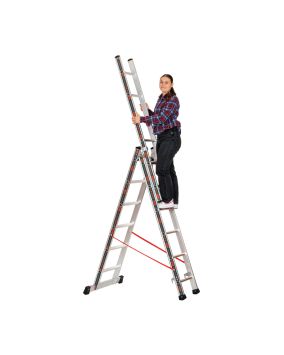 Euro-Profi Viacúčelový rebrík 3-dielny Mod. S307