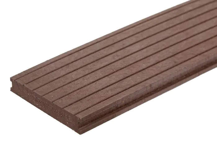 Terasové dosky z recyklovaného materiálu - Dĺžka: 2000 mm, Prierez: 195 x 28 mm, Farba: Hnedá
