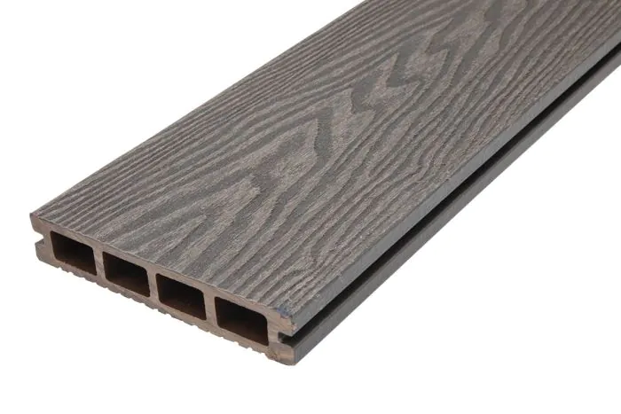 Terasové dosky WPC - Dĺžka: 2900 mm, Prierez: 140 x 25 mm, Farba: Drevená optika tmavá