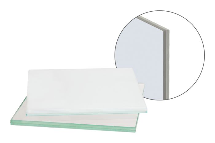 spájacie bezpečnostné sklo 2 x 4 mm