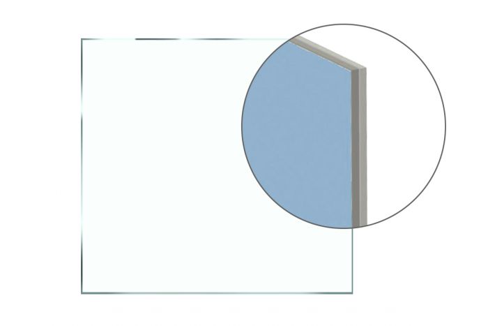 spájacie bezpečnostné sklo 2 x 4 mm - prevedenie: jasný,  typ skla: Float,  referencie: ceny/m²