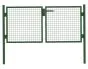 plotové dvere Dingo 2 - krídlové - rozmery (výška x šírka): 125 x 300 cm