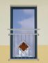 Francúzsky balkón „Adelaide“ - dĺžka v cm: 139