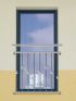 Francúzsky balkón „Canberra“ - dĺžka v cm: 127