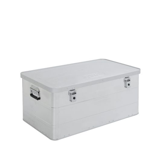 Hliníkový prepravný box Prevedenie domáci remeselník Mod. BJ - Vonkajšie rozmery Dĺžka x šírka x Výška (mm):900x490x380, Vnútorné rozmery Dĺžka x šírka x Výška (mm): 870x460x350, Objem l: 140
