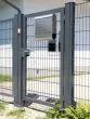 Rúrová krídlova brána Vario 1 krídlová - Meno: Brána antracitový, výška v cm: 183, šírka v cm: 166, prechodná šírka: 150
