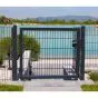 Rúrová krídlova brána Vario 1 krídlová - Meno: Brána antracitový, výška v cm: 103, šírka v cm: 137, prechodná šírka: 125