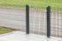 Okrasná plotová brána Barcelona - pozinkované a. vrstva: antracitová vrstva, výška cm: 123, Šírka v cm: 81 oder 104