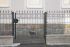 okrasná bránka na plot Richmond - Höhe: 110 cm,  Durchgangslichte: 137 cm,  Beschichtung: anthrazit