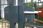 Rúrová krídlova brána Vario 1 krídlová - Meno: Brána antracitový, výška v cm: 143, šírka v cm: 245, prechodná šírka: 225
