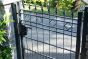 okrasná bránka na plot Richmond - Höhe: 130 cm, Durchgangslichte: 137 cm, Beschichtung: anthrazit