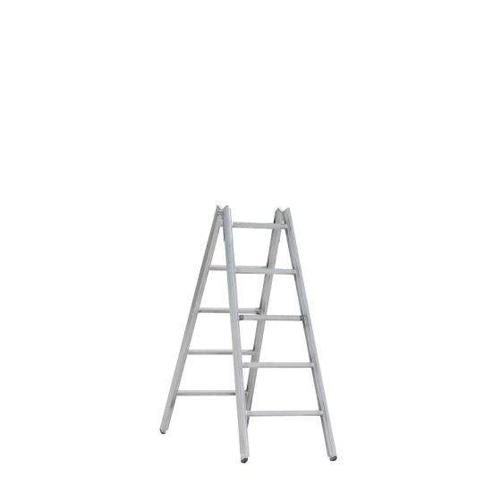 Hliníkový stojací rebrík Mod. 000 - Počet priečok: 2 x 5, Dĺžka ca. m: 1,50