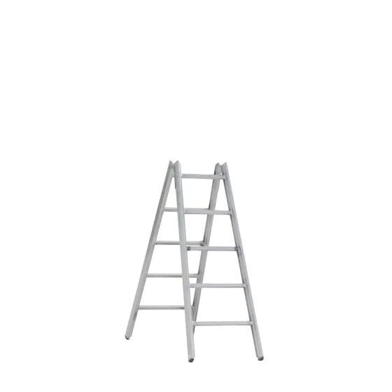 Hliníkový stojací rebrík Mod. 000 - Počet priečok: 2 x 5, Dĺžka ca. m: 1,50