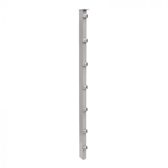 plotový stĺpik model P - pozinkované a. vrstva: pozinkované, pre výšku plotu v cm: 143,  dĺžka v cm: 200, upevňov acie body: 8