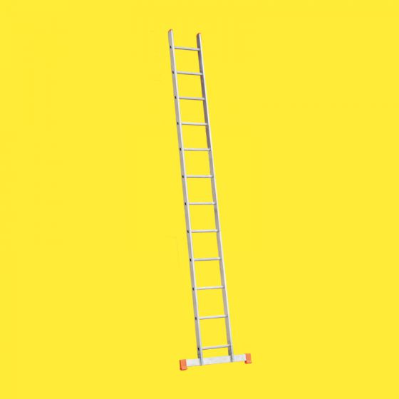 Hliníkový, príložný rebrík 2. možnosť - počet priečok:12, dĺžka ca. (m):3,39