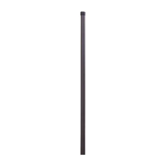 stĺpik na plot model Basic 34 - dĺžka: 122,5 cm,  max. výšku plotu: 102 cm,  Farba: antracitová
