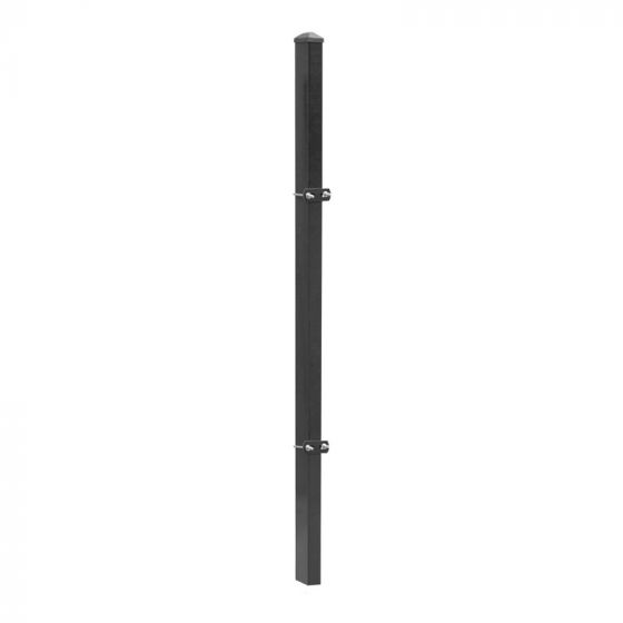 plotový stĺpik model U - pozinkované a. vrstva: antracitový, pre výšku plotu v cm: 183,  dĺžka v cm: 240, upevňov acie body: 4