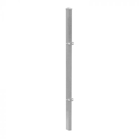 plotový stĺpik model U - pozinkované a. vrstva: pozinkovaný, pre výšku plotu v cm: 223,  dĺžka v cm: 280, upevňov acie body: 4